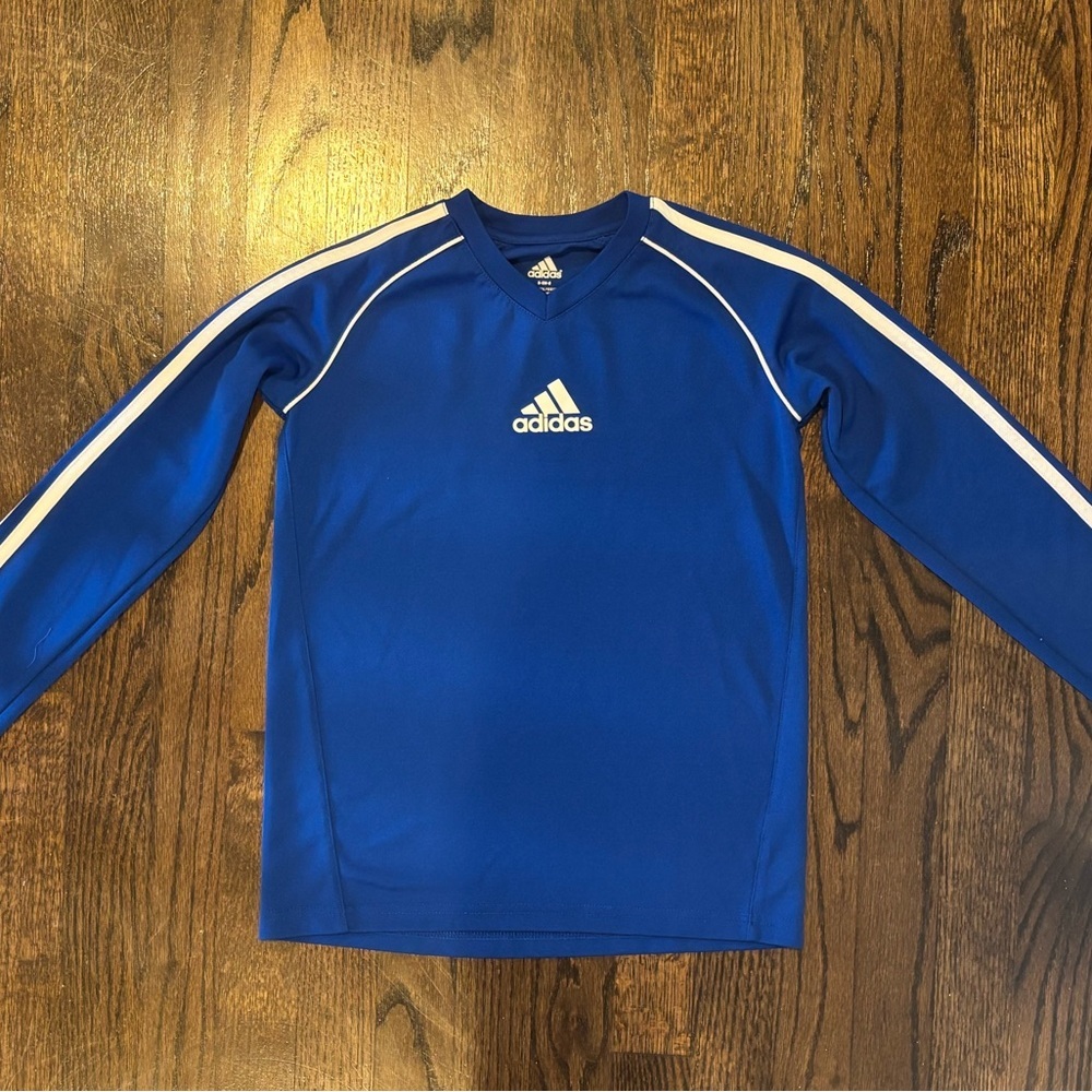 Adidas Blue Long Sleeve shirt